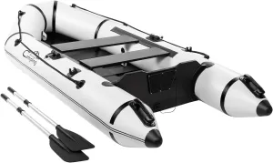 2 Person Inflatable Boat, Raft Inflatable Kayak with Foot Pump & Paddle US in Stock Inflatable Boat for Adults,Portable Fishing Boat
