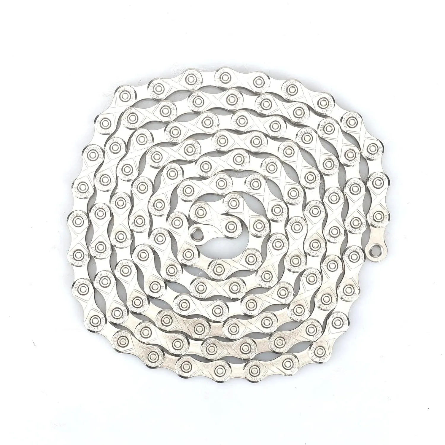 21/24/27 Speed Bike Chain,Bicycle Chain for Road BMX Chain Mountain Racing Cycling,Single Speed Chain,116 Links, Steel Cycling Hollow Out Chains