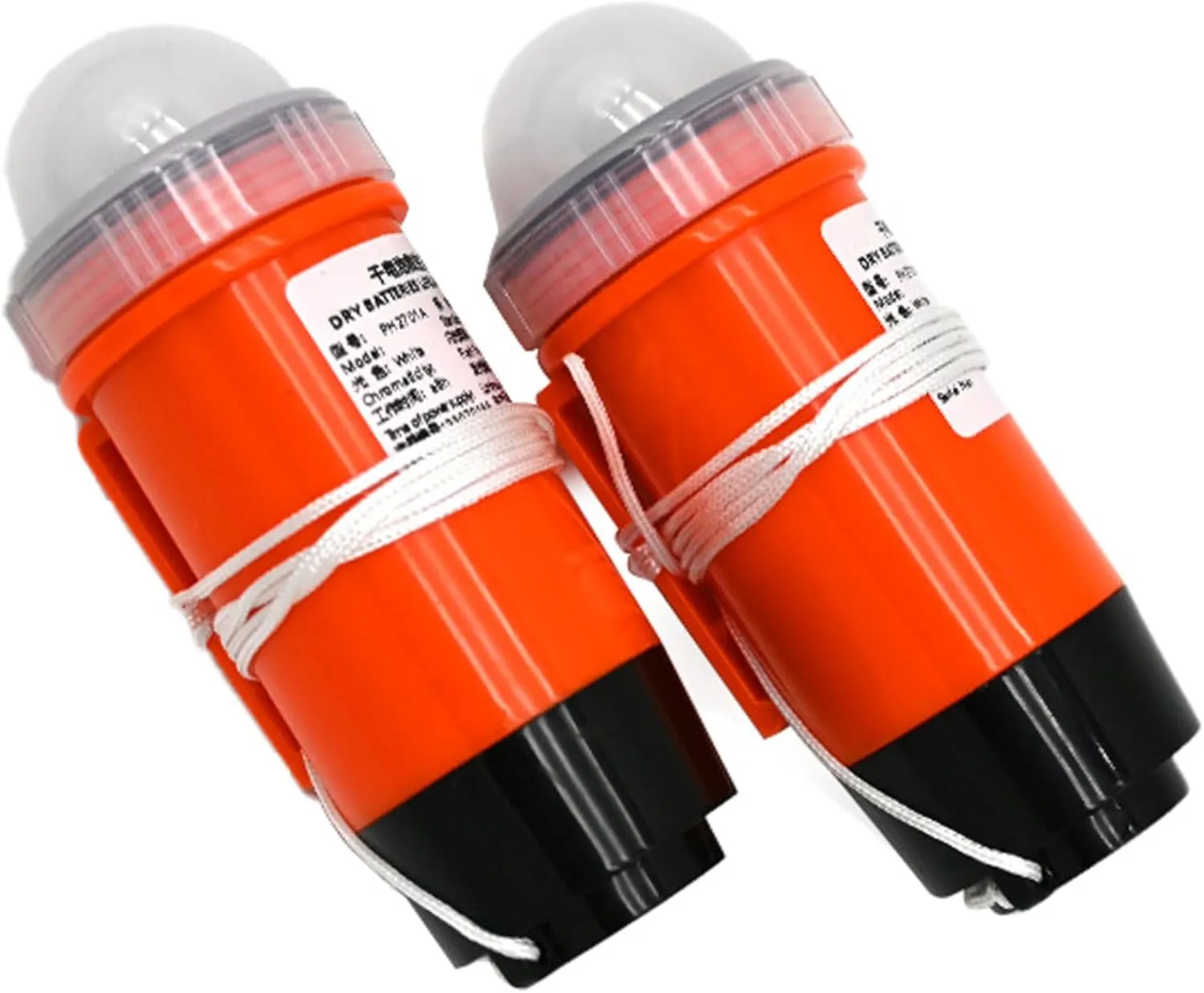 2Pcs Life Jacket Light, Eco-Friendly Waterproof LED Strobe Lights Automatic Survivors' Locator for Tubing, Rafting, Water Skiing, and Fishing Life Jacket Light