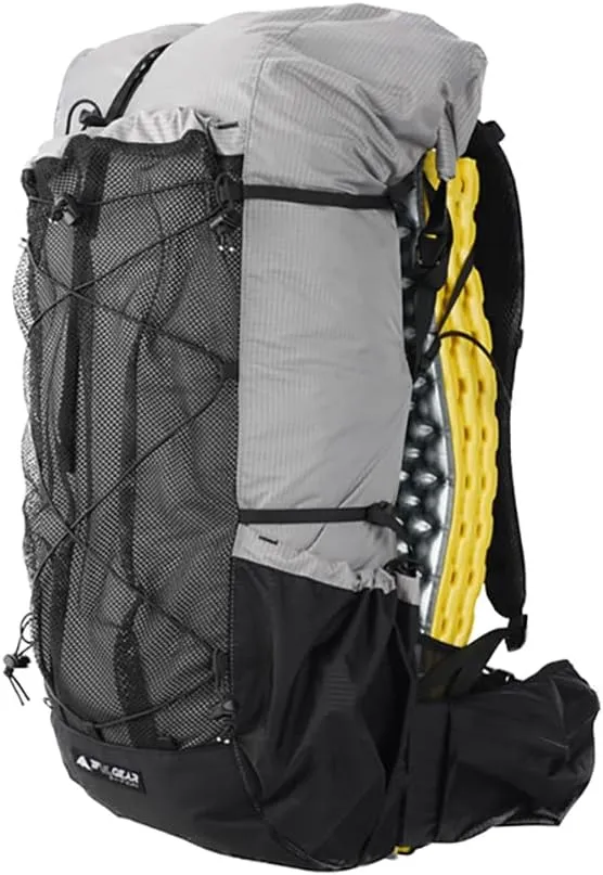 3FULGEAR QiDian Hiking Backpack for Men Women 56L(40 16) Lightweight Outdoor Camping Bag Trekking Daypack (Grey)
