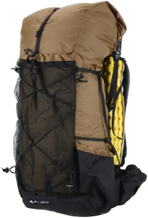 3FULGEAR QiDian Hiking Backpack for Men Women 56L(40 16) Lightweight Outdoor Camping Bag Trekking Daypack (Khaki)