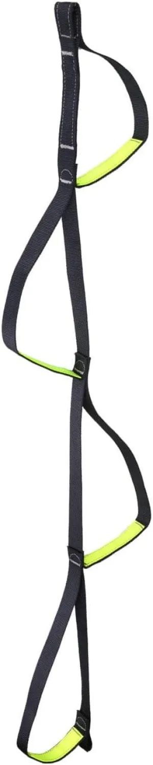 Adjustable Climbing Ascender Sling Foot Loop Ascender Webbing Sling for Outdoor Mountaineering, Rock Climbing, Expedition, Caving, Rescue and Aerial Work