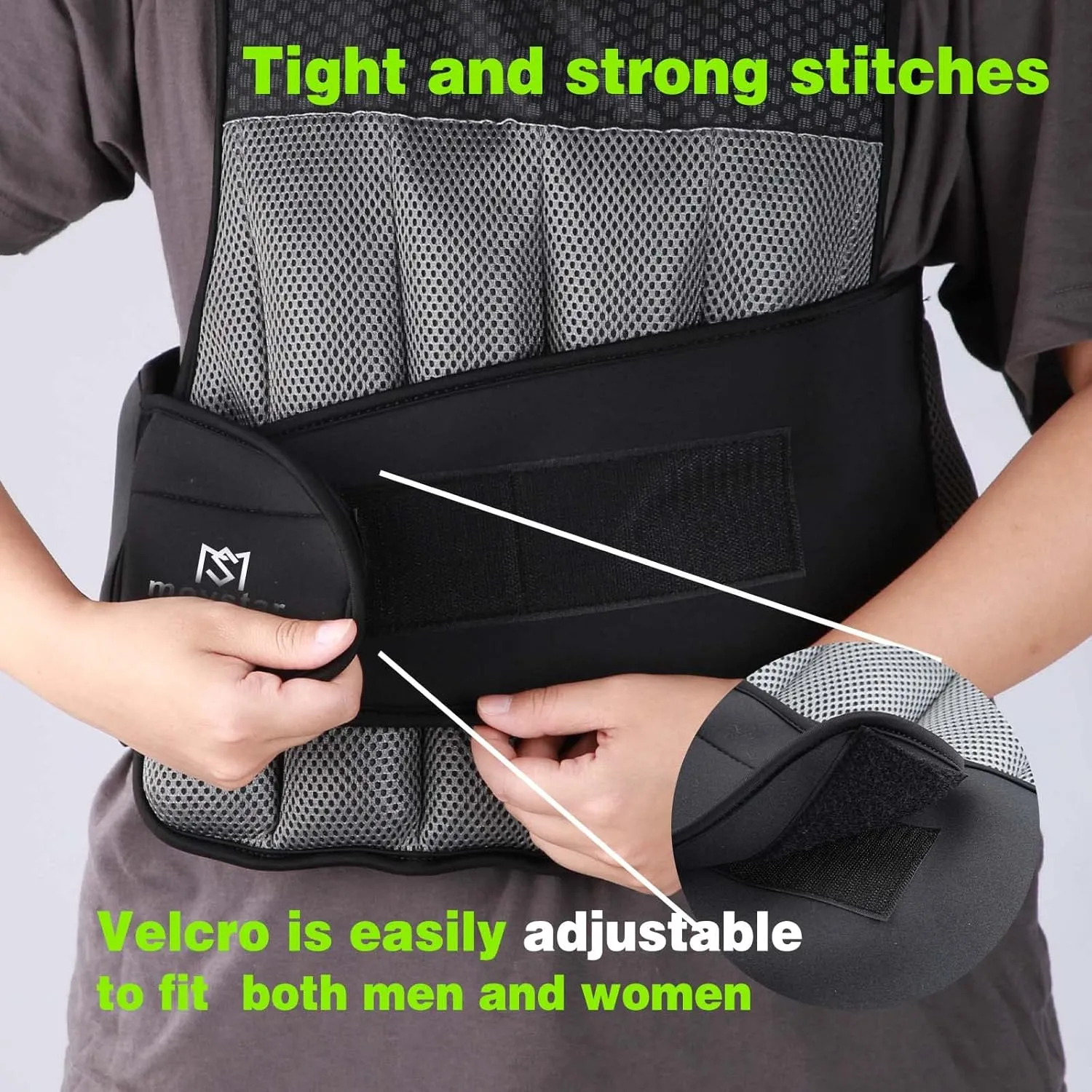 Adjustable Weighted Vest Women Men with Reflective Design 10lbs,20lbs Workout Vest for Strength Training, Walking, Jogging, Weightlifting, Running Men Women