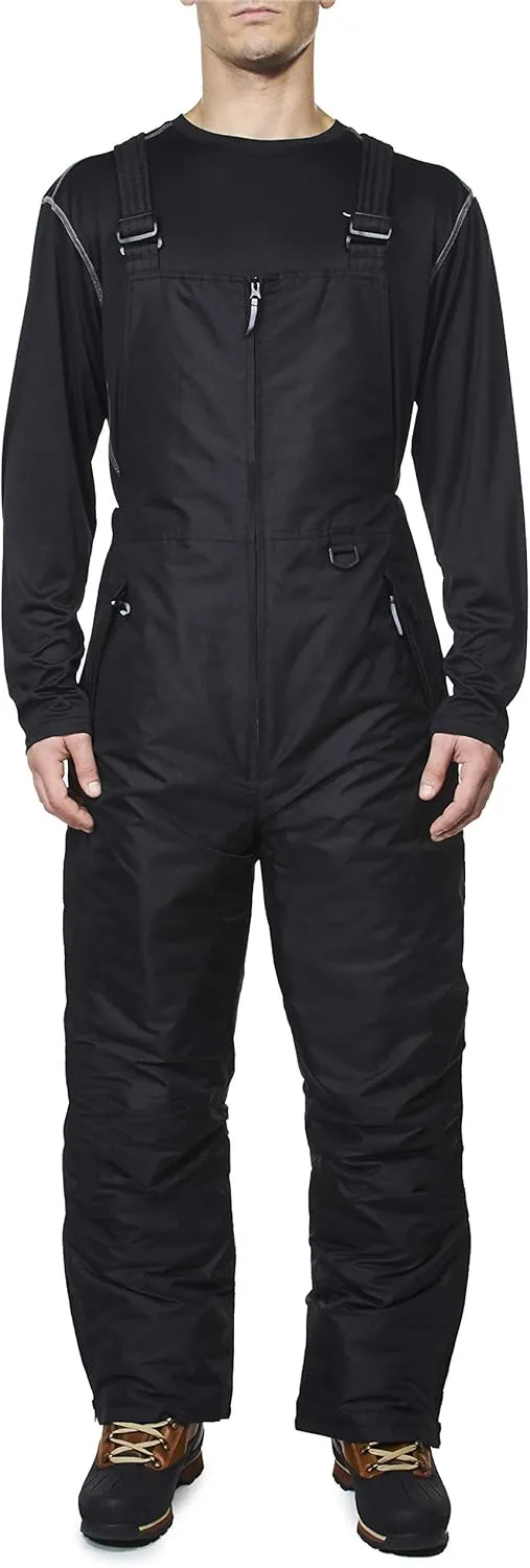 Arctic Quest Mens Insulated Snow and Ski Bib Overalls Snow Pants Snowboard Mens Overalls for Fishing, Hunting, Snowmobiling