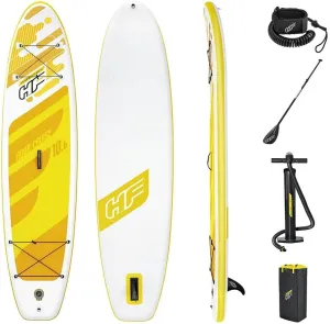 Bestway Hydro-Force SUP, Aqua Cruise Set Stand Up Paddle Board with Hand Pump and Travel Bag, 10 ft 6