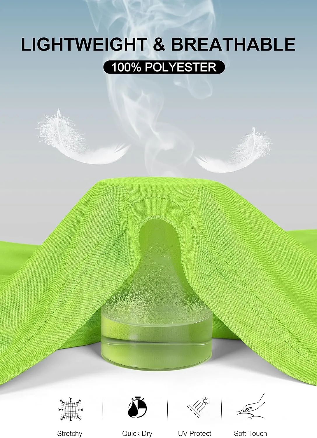 Bikewa Men's Cycling Jersey with 3 1 Rear Zipper Pockets Long Sleeve Moisture Wicking UPF 50  Half Zip Riding Bike Shirts