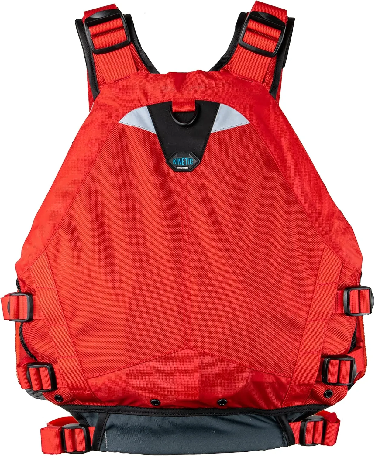 BLUESTORM Kinetic Fishing Life Jacket (PFD) | Fully Adjustable | Slim Back | Large Pockets | US Coast Guard Approved | for Kayaking, Fishing and More