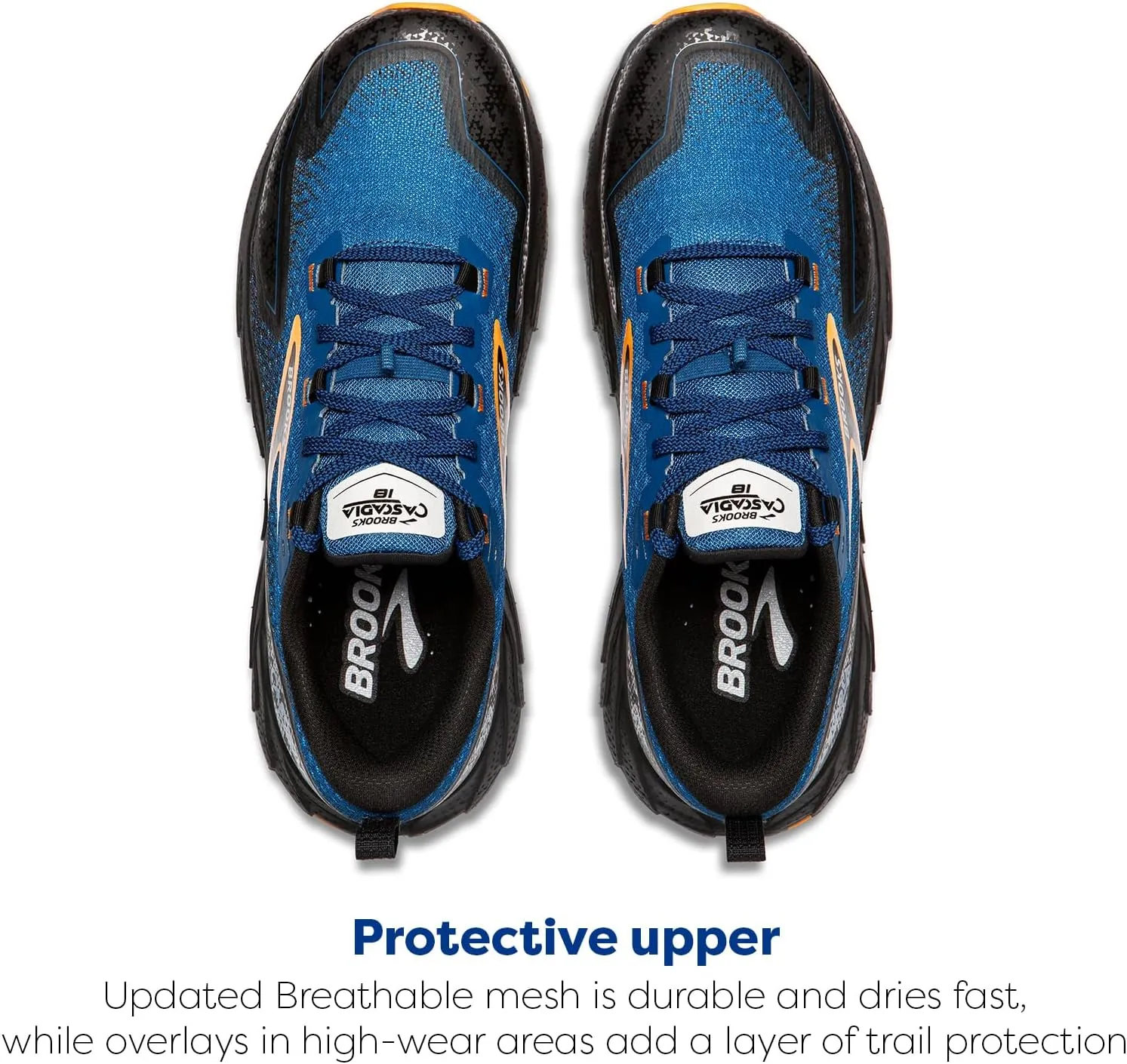 Brooks Mens Cascadia 18 Mountain Trail Running Shoe