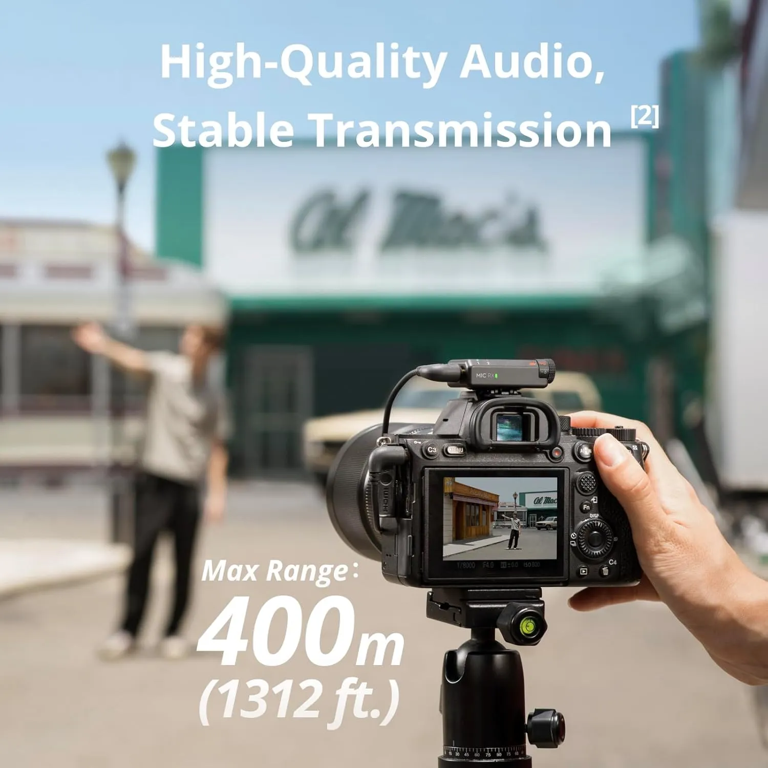 DJI Mic Mini (2 TX   1 RX   Charging Case), Wireless Microphone for iPhone/Camera/Android, Ultralight, Detail-Rich Audio, 48h Use, Noise Cancelling, Automatic Limiting, Vlog, Streaming