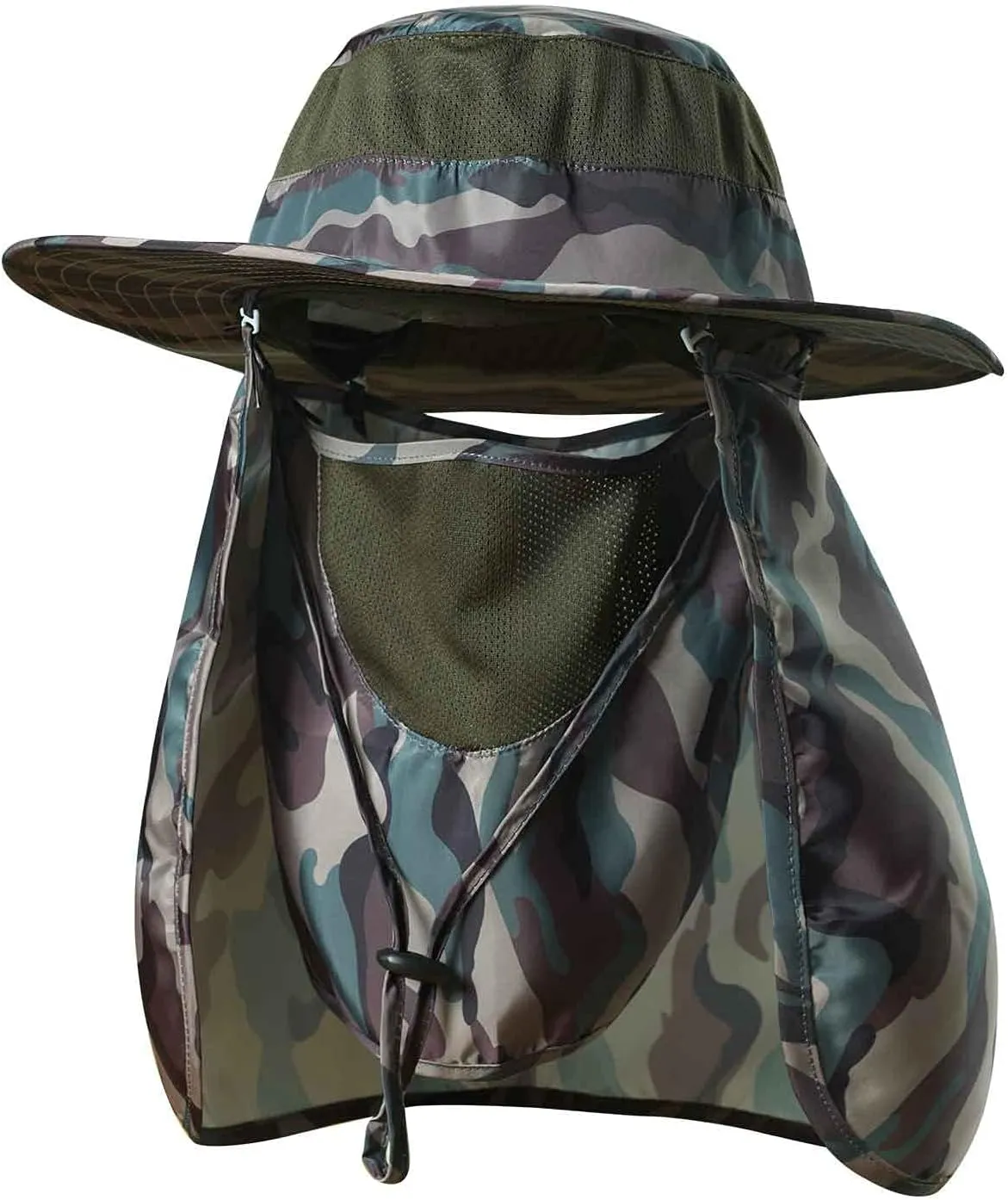 Fishing Hat,Sun Cap with UPF 50  Sun Protection and Neck Flap,for Man and Women
