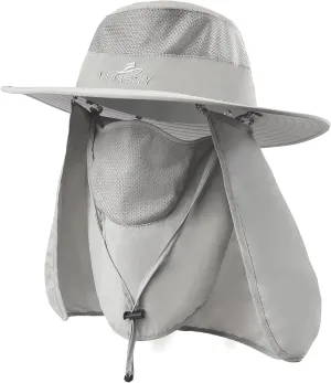 Fishing Hat,Sun Cap with UPF 50  Sun Protection and Neck Flap,for Man and Women