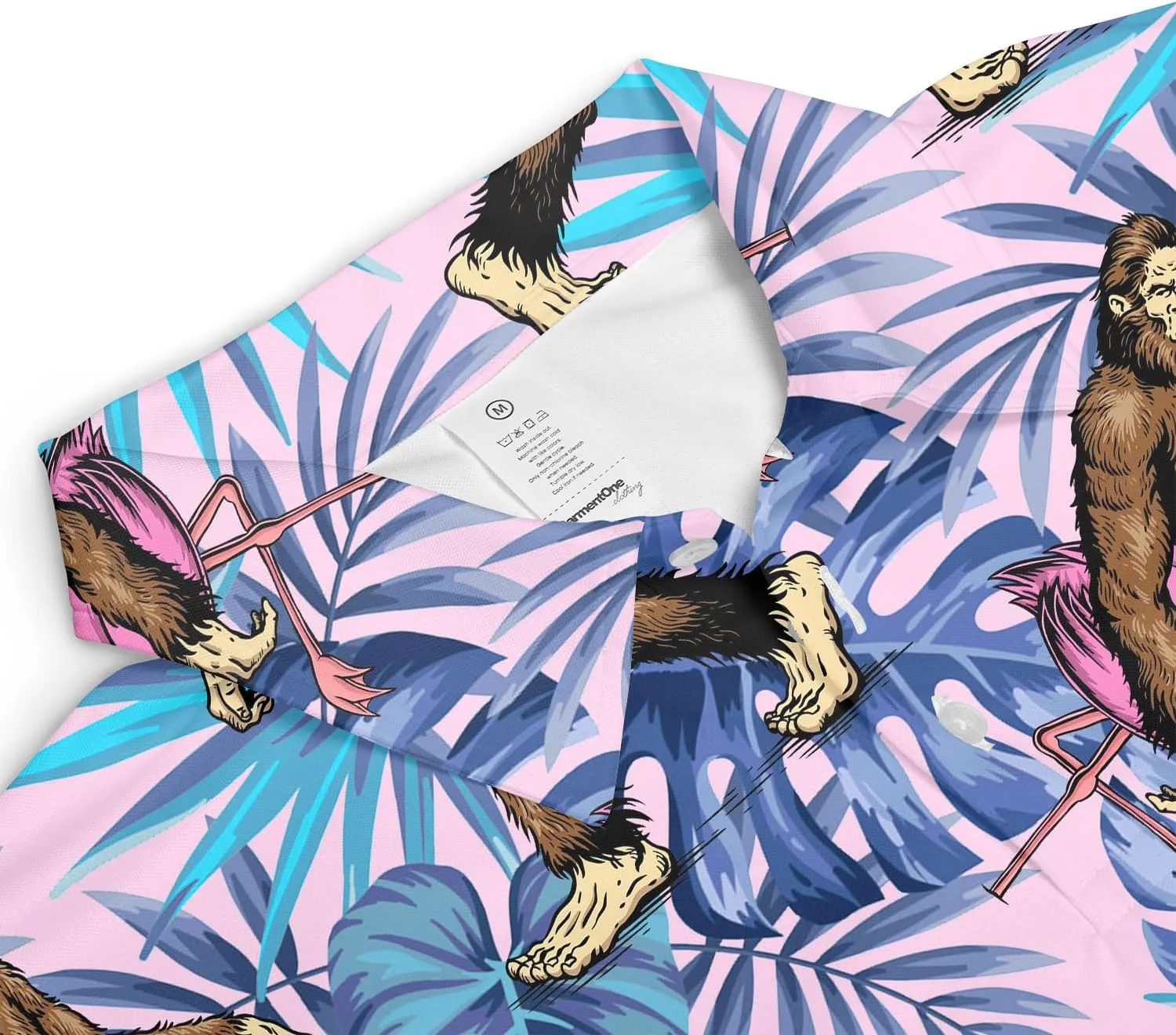 Funny Golf Shirts for Men Dry Fit, Tropical Hawaiian Golf Polo Shirt, Mens Golf Polos Golfing