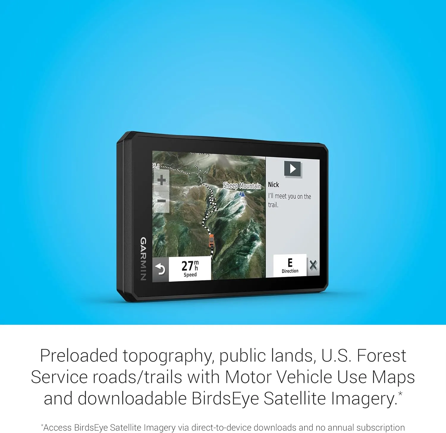 Garmin Tread Powersport Off-Road Navigator, Includes Topographic Mapping, Private and Public Land Info and More, 5.5" Display