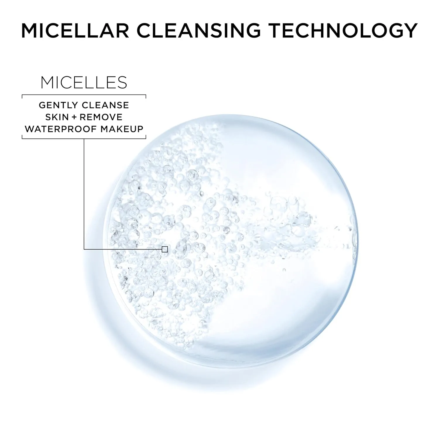 Garnier Micellar Water For Waterproof Makeup, Hydrating Facial Cleanser & Makeup Remover, Suitable for Sensitive Skin, Vegan, Cruelty Free, 13.5 Fl Oz (400mL), 1 Count
