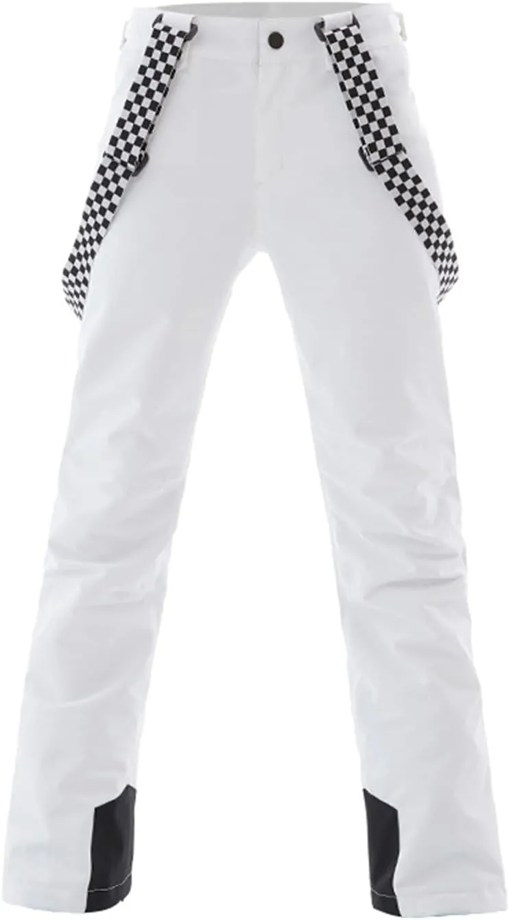 GS SNOWING Women's Insulated Snow Pants Waterproof Windproof Snowboard Ski Bibs with Detachable Suspenders