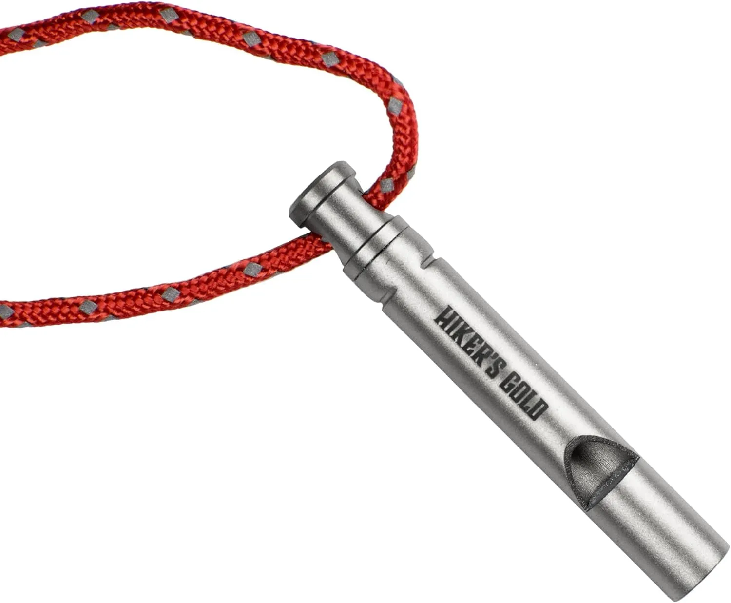 Hiker's Gold Ultralight Titanium Emergency Whistle for Hiking, Backpacking, Camping