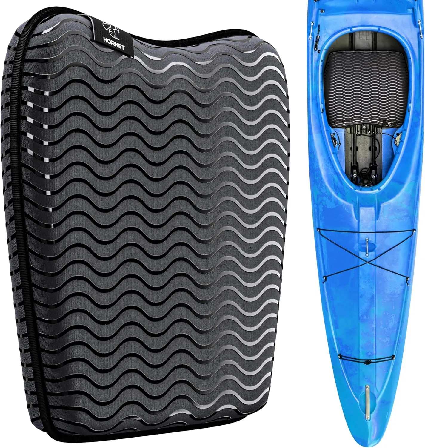 Hornet Watersports Kayak Seat Cushion, Ideal Kayak Accessories for Men and Women, Kayaking Accessories Kayak Seat Pad, Anti Slip Kayak Seat
