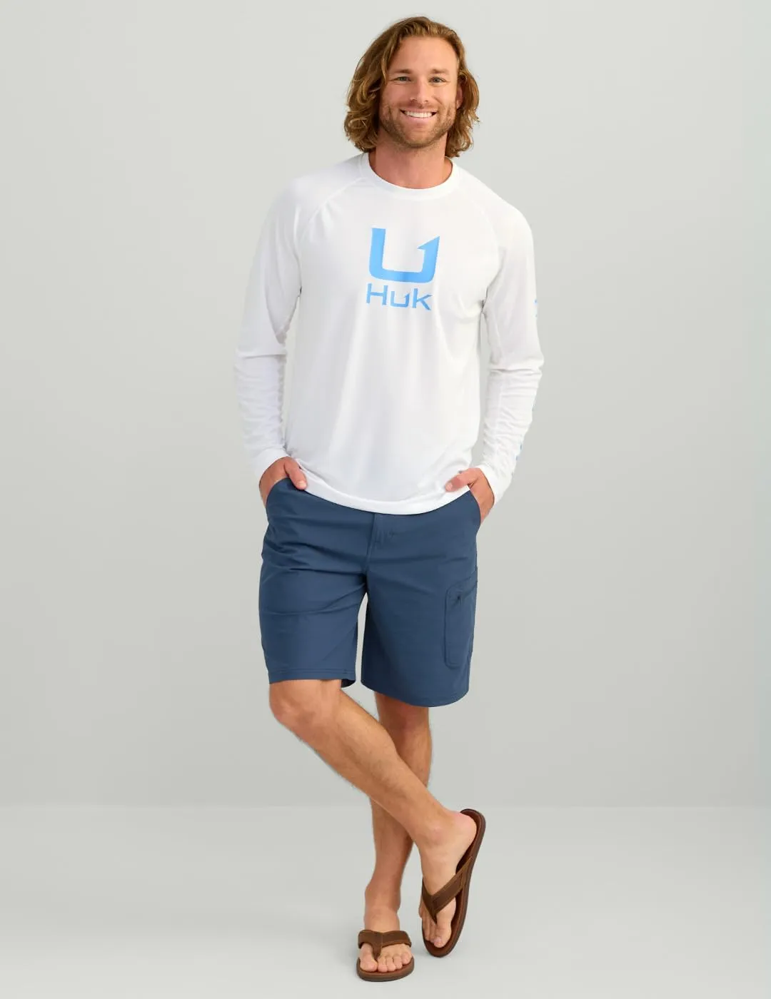 HUK Next Level 10.5", Quick-Drying Fishing Shorts for Men