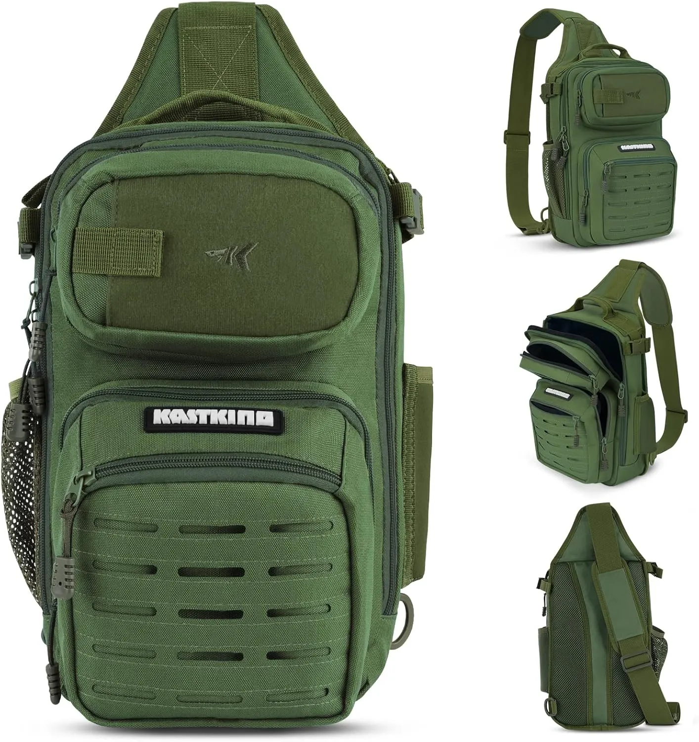 KastKing BlowBak Tactical Sling Tackle Bag-Lightweight Fishing Backpack Storge Fishing Gear and Equipment,Gift for Men