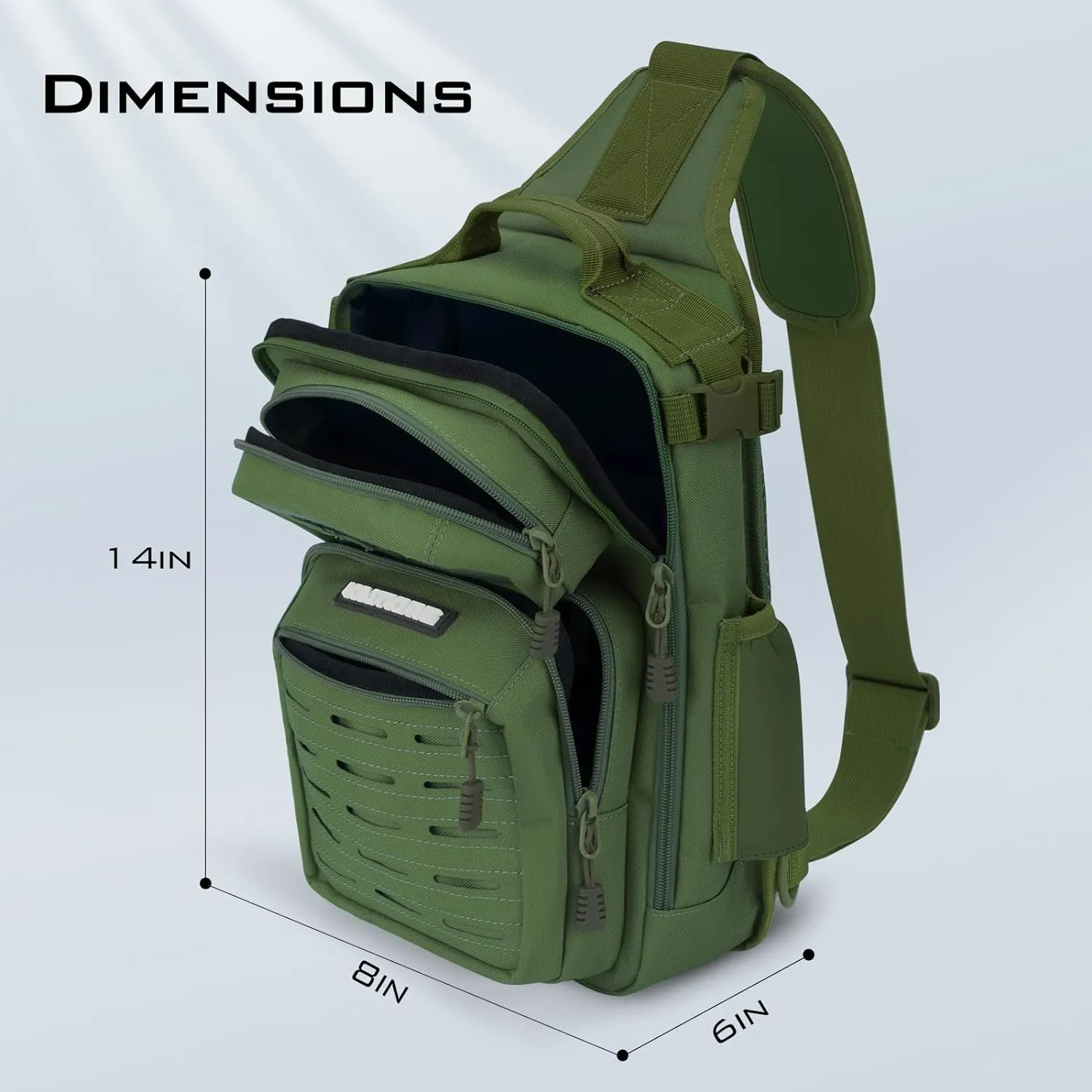 KastKing BlowBak Tactical Sling Tackle Bag-Lightweight Fishing Backpack Storge Fishing Gear and Equipment,Gift for Men