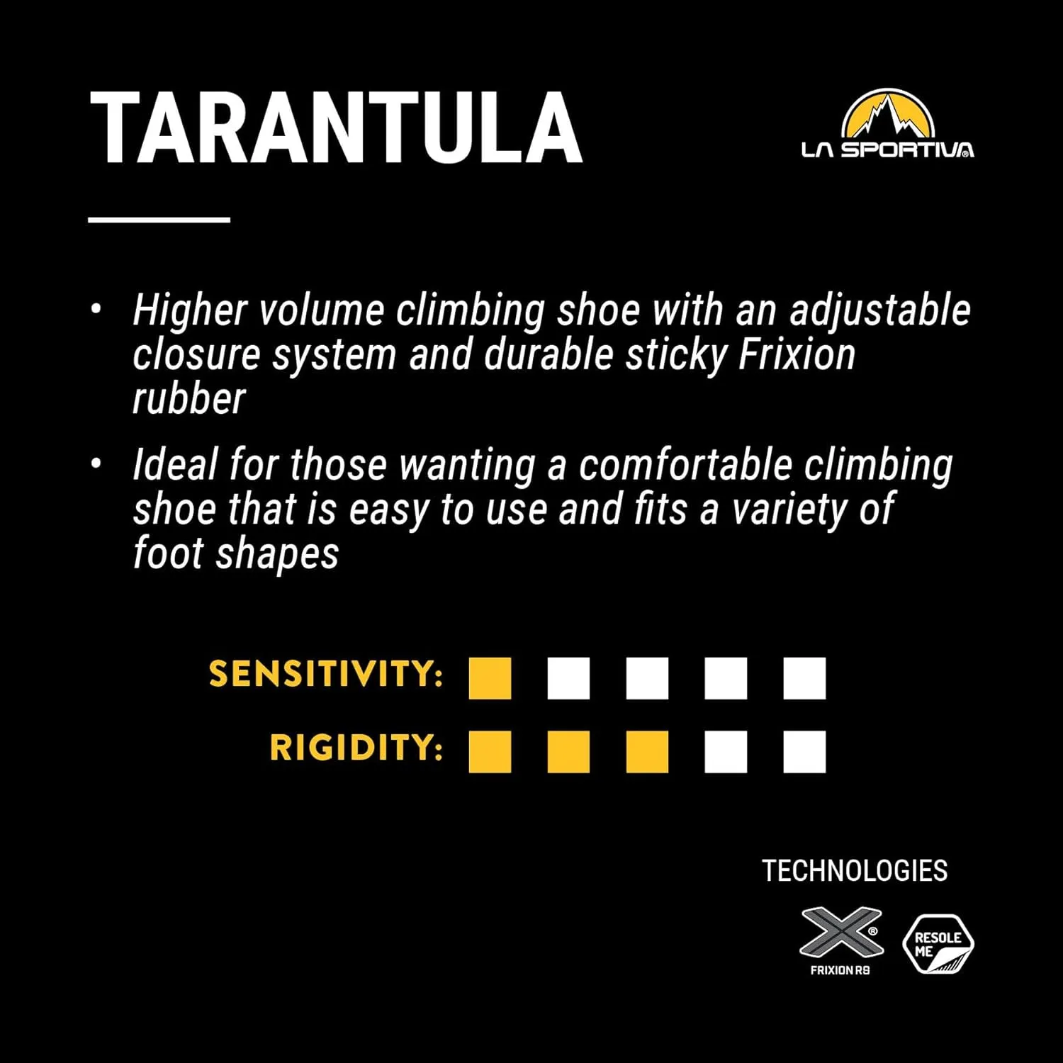 La Sportiva Mens Tarantula Rock Climbing Shoes