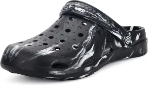 Mens Womens Garden Clogs Shoes with Arch Support Unisex Gardening Slip on Sandals Beach Slippers Shoes Tie-Dye Clog