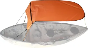 Meter Star Inflatable Kayak Awning - Single Canoe Sun Shade Canopy for Outdoor Leisure & Fishing, Provides Sun & Rain Protection (Orange)