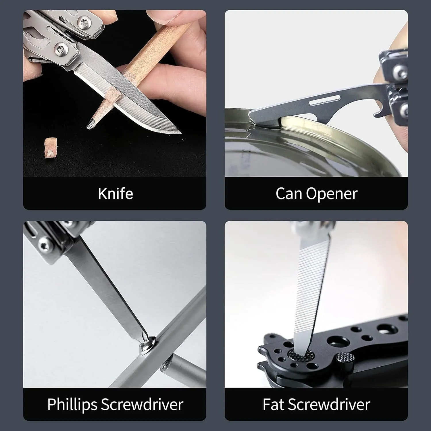 Nextool EDC Keychain Multitool, 10 in 1 Mini Pocket Knife Multi Tool with Needlenose Pliers, Scissors, Mini Useful Cool Gadgets for Men, Father's Day Gifts from Daughter-Green