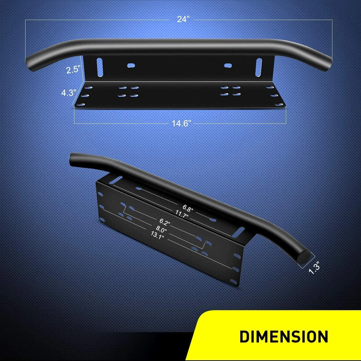 Nilight 20Inch 126W LED Light Bar Spot Flood Combo Driving Off Road with Front License Plate Mounting Bracket Wiring Harness for Trucks Pickup Car SUV ATV UTV 4x4 Van Camper, 2 Years Warranty