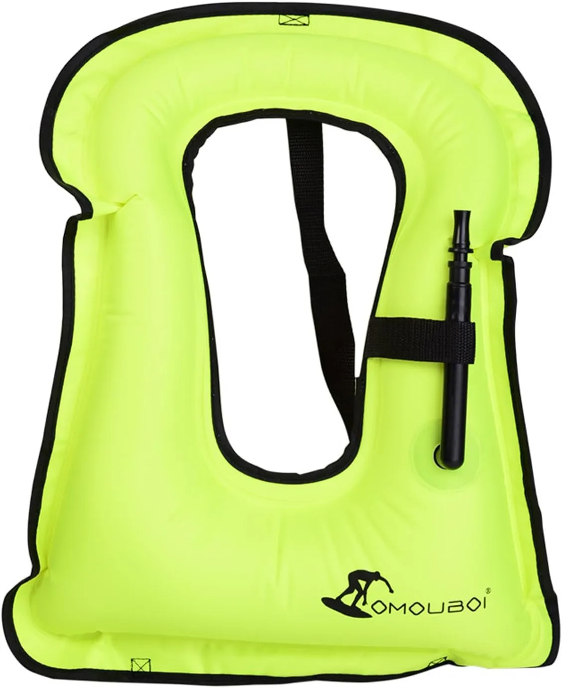 OMOUBOI Inflatable Snorkel Vest Kayak Swim Vest for Adults Snorkel Vests Inflatable Buoyancy Jacket Portable Diving Jackets Swimming Vests for Snorkeling Water Sports Beginner Adults-Only (96-220 lbs)