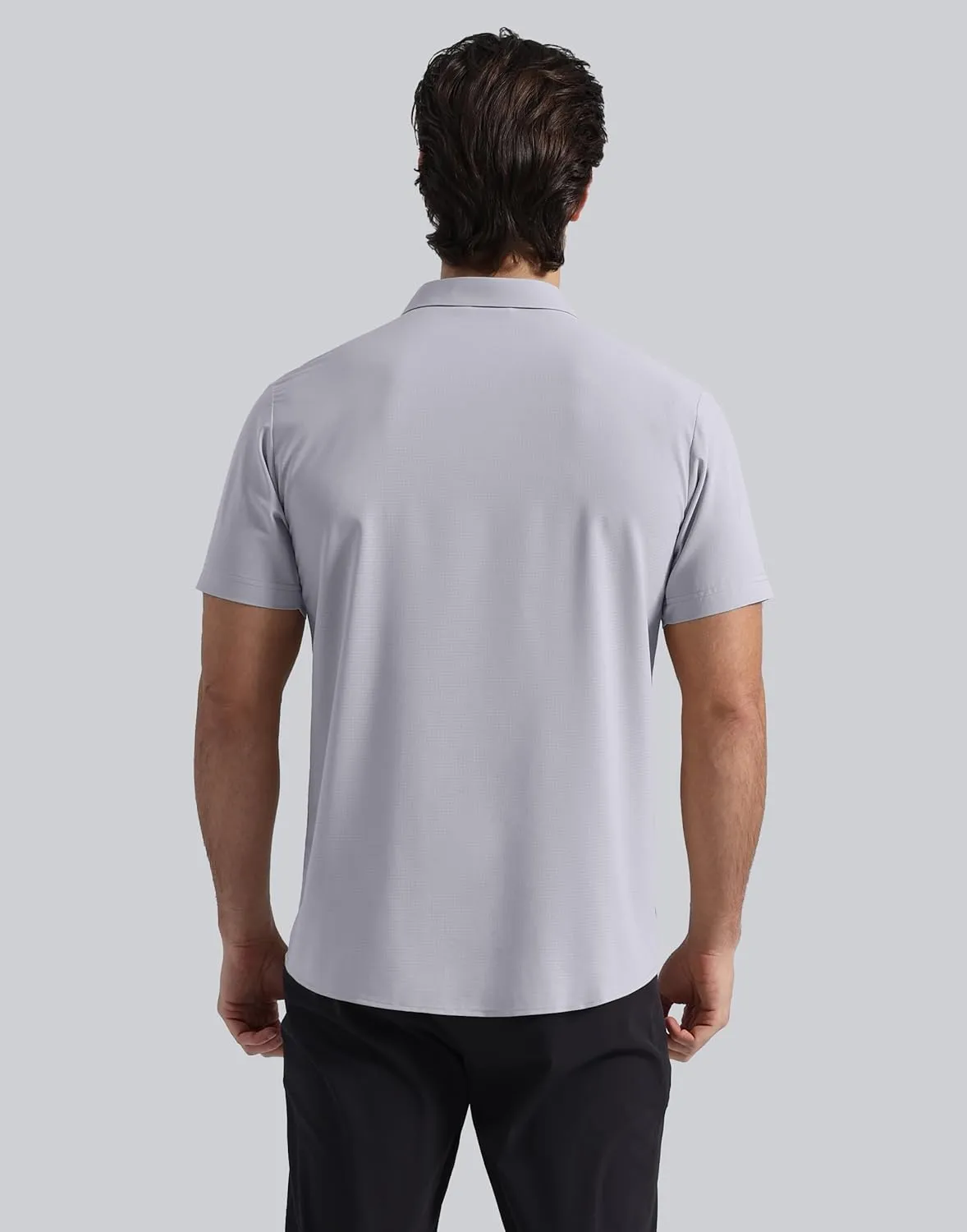 Pioneer Camp Men Fishing Shirts with Zipper Pocket UPF 50  Lightweight Casual Short Sleeve Button Down Shirts for Men Hiking