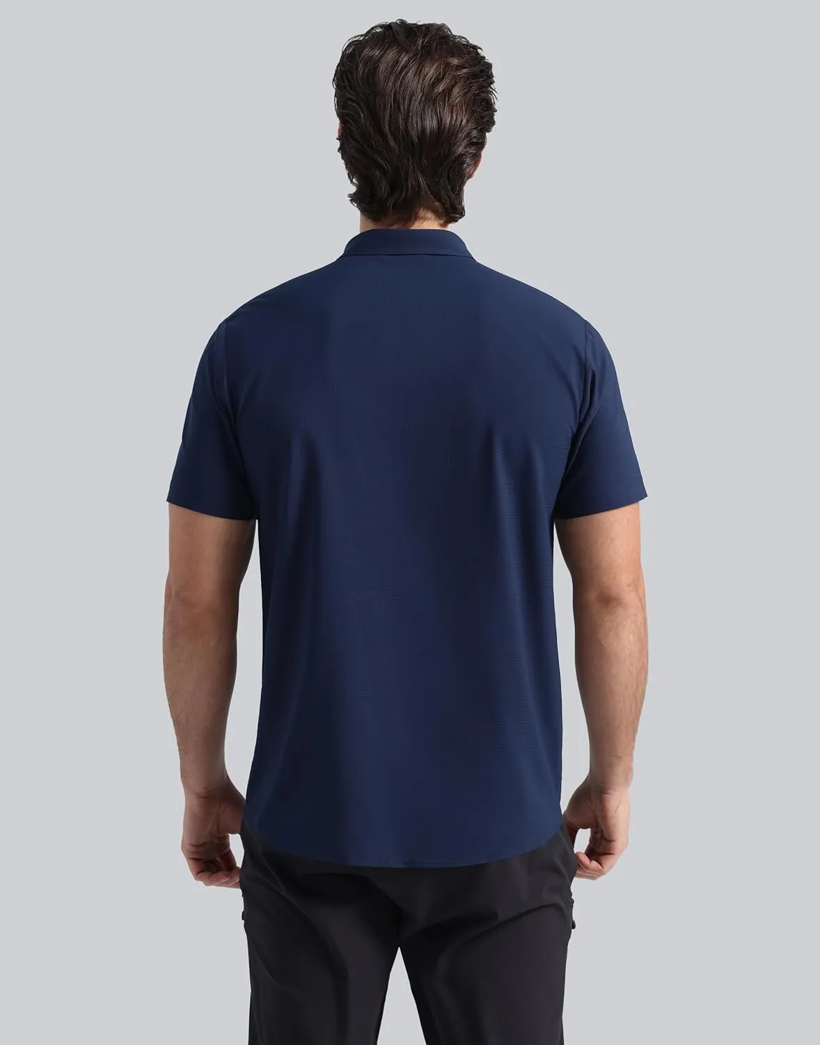 Pioneer Camp Men Fishing Shirts with Zipper Pocket UPF 50  Lightweight Casual Short Sleeve Button Down Shirts for Men Hiking