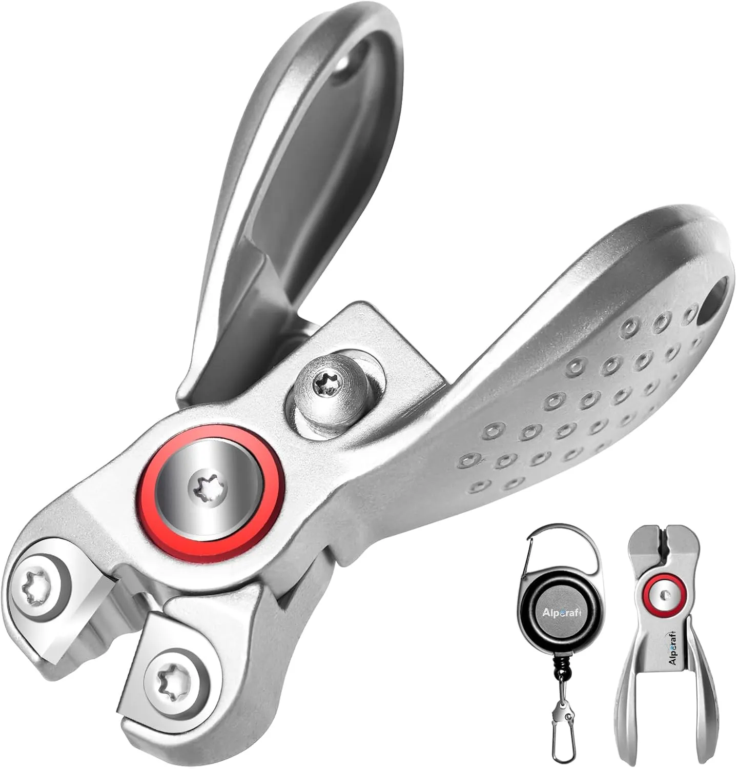 Portable Fishing Line Cutter Mini Stainless Steel Braid Line Remover Scissors Clipper Nippers Quick Fly Fishing Knot Tying Tool Accessories with Retractors Small Mono and Fluoro Lines Cutters