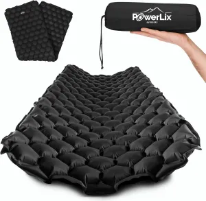POWERLIX Ultralight Sleeping Pad for Camping with Inflating Bag Compact Lightweight Camping Mat, Outdoor Backpacking Hiking Traveling Airpad Camping Air Mattress Sleeping Mat