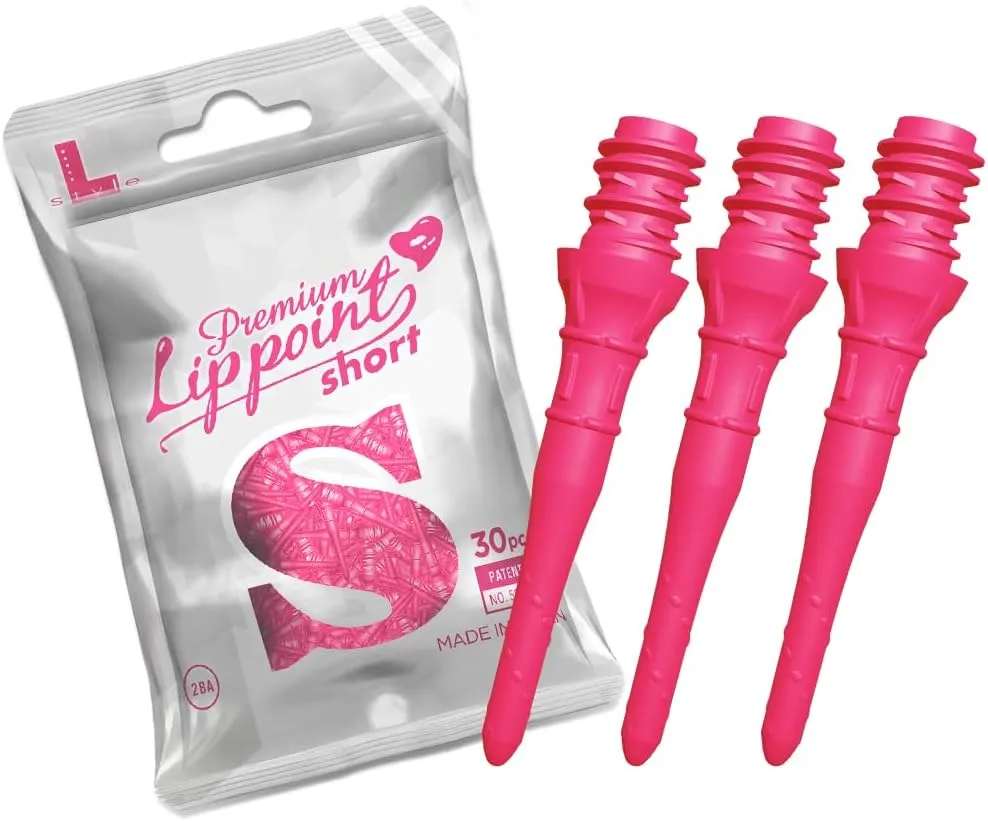 Premium Lippoint | Soft Tip Dart Points | 2BA Thread | 3 Lengths | 30 & 60 Count