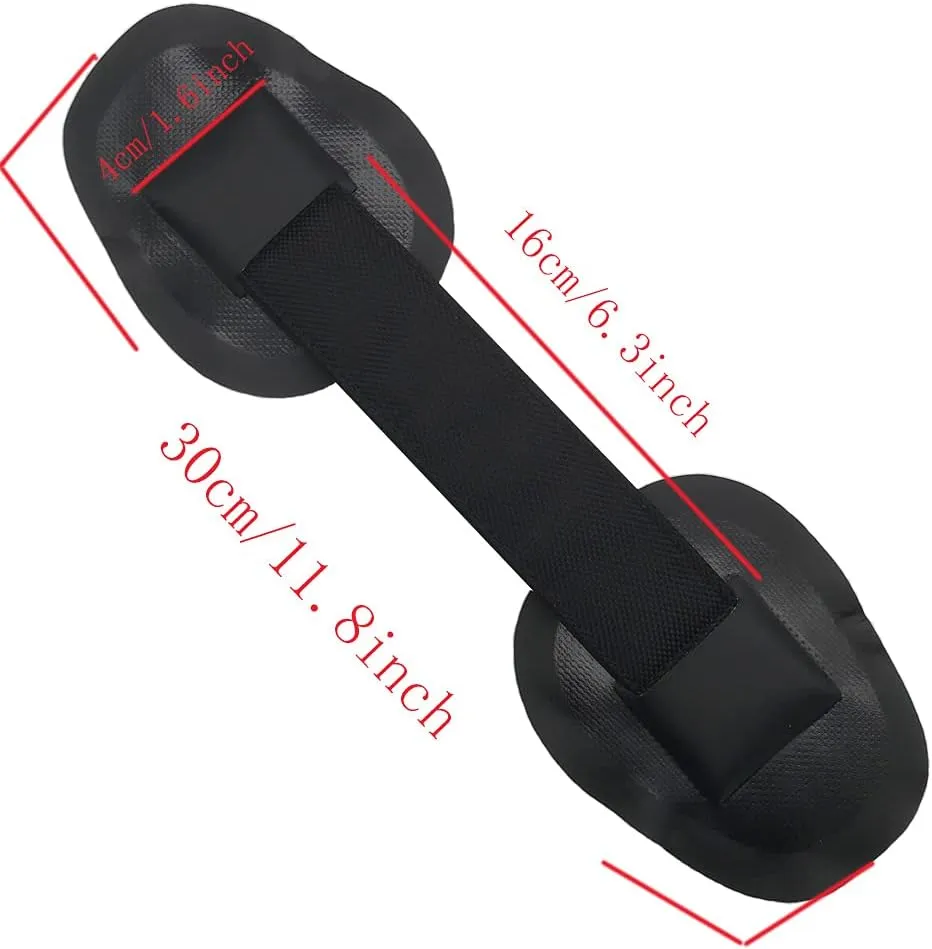 PVC Strap Handle Patches for SUP Paddleboard &Inflatable Boats Kayak Seat Strap for Dinghy Canoe and Boat PVC Armrest in 2 pcs