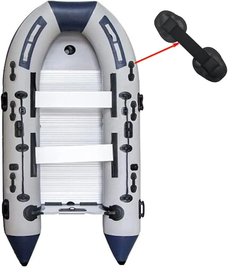 PVC Strap Handle Patches for SUP Paddleboard &Inflatable Boats Kayak Seat Strap for Dinghy Canoe and Boat PVC Armrest in 2 pcs