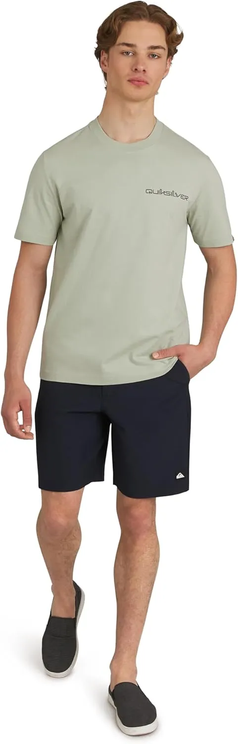 Quiksilver Men's Regular Fit Fixed Waist Water Friendly Active Hybrid Shorts