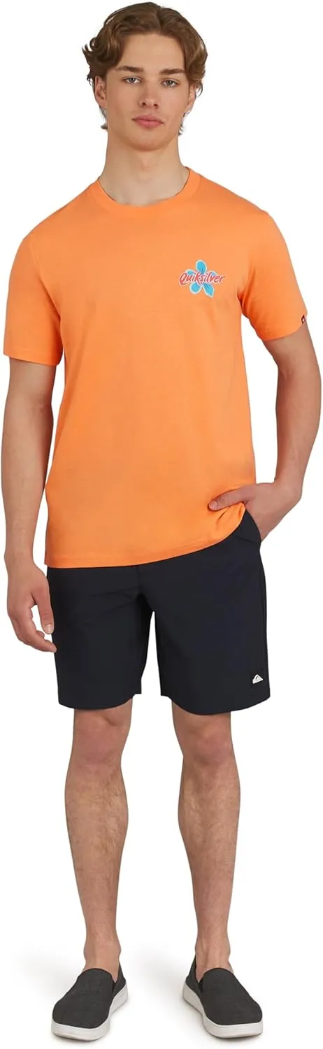 Quiksilver Men's Regular Fit Fixed Waist Water Friendly Active Hybrid Shorts
