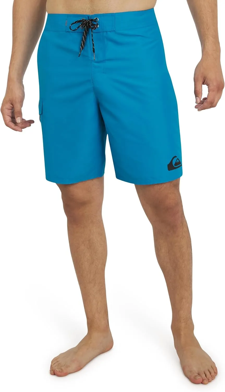Quiksilver Men's Swimwear Regular Fit Fixed Waist UPF 50 Quick Dry Board Shorts (32-40)