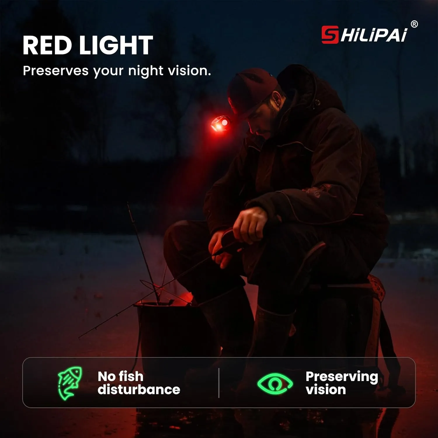 Rechargeable Headlamp Flashlight, 4 LED&COB Super Bright Headlight with White Red Light & Motion Sensor, IPX4 Waterproof Head Lamp for Adult Kid, Headlamps for Outdoor Camping Running Fishing(Green)