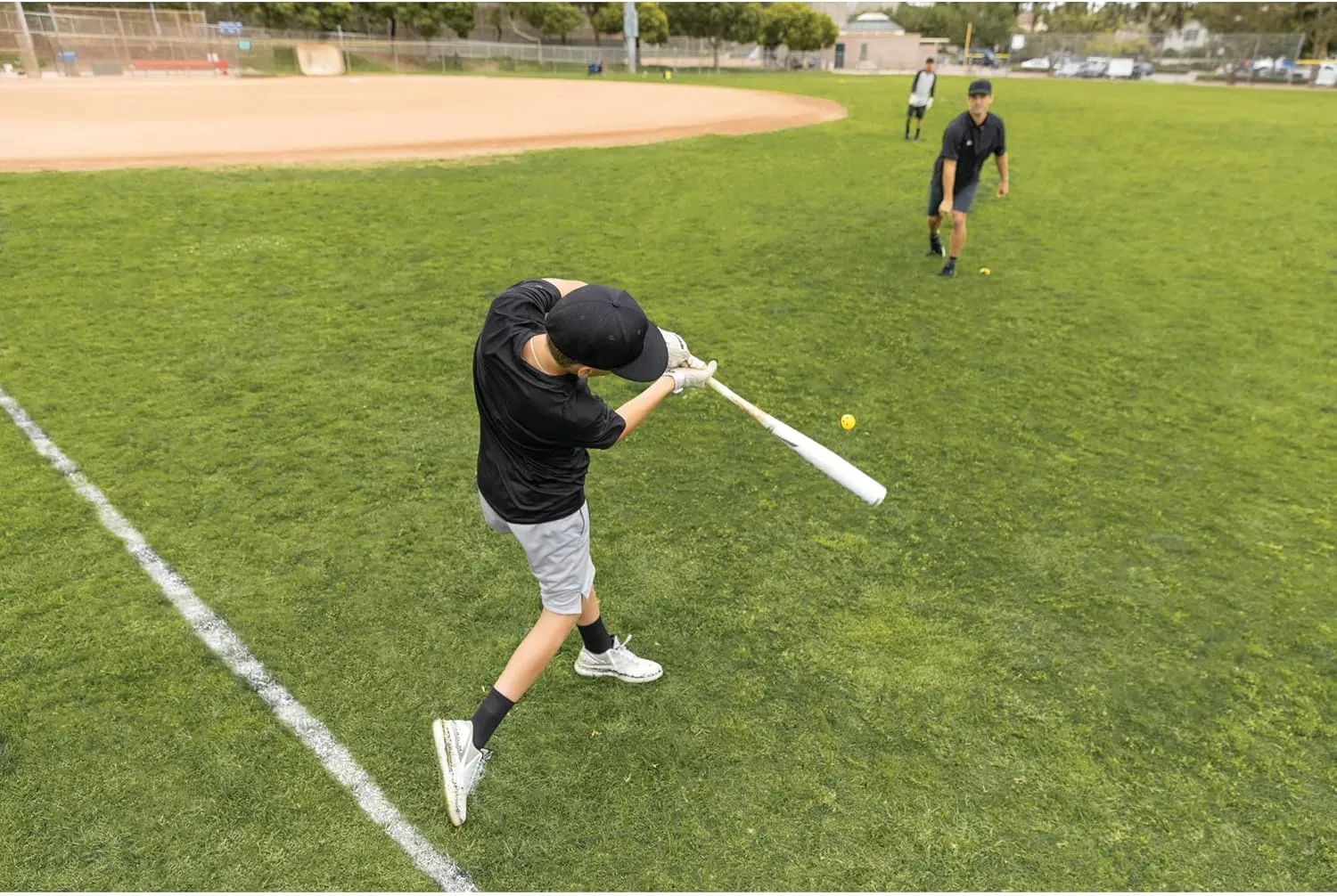 SKLZ Premium Impact Limited-Flight Training Baseballs, Perfect for Adding Power to Swing, Use Indoors Or Outdoors for Practice and Drills, Baseball, Softball, and Mini Balls, Yellow/Black