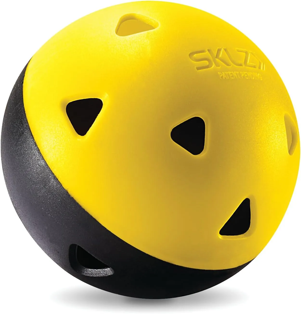 SKLZ Premium Impact Limited-Flight Training Baseballs, Perfect for Adding Power to Swing, Use Indoors Or Outdoors for Practice and Drills, Baseball, Softball, and Mini Balls, Yellow/Black