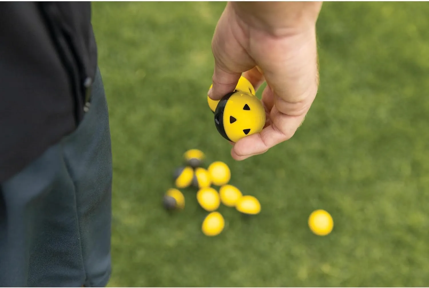 SKLZ Premium Impact Limited-Flight Training Baseballs, Perfect for Adding Power to Swing, Use Indoors Or Outdoors for Practice and Drills, Baseball, Softball, and Mini Balls, Yellow/Black