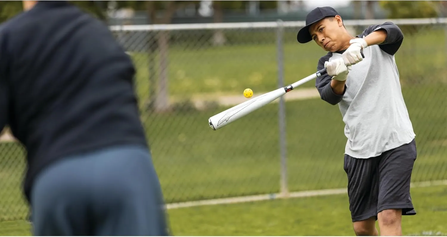 SKLZ Premium Impact Limited-Flight Training Baseballs, Perfect for Adding Power to Swing, Use Indoors Or Outdoors for Practice and Drills, Baseball, Softball, and Mini Balls, Yellow/Black