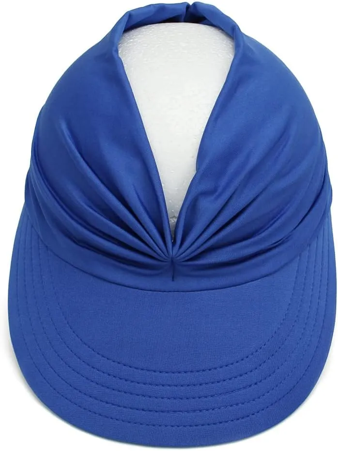 Sun Hat Women Sun Beach Visor Cap UV Protection with Wide Brim for Sports Beach Golf Hiking