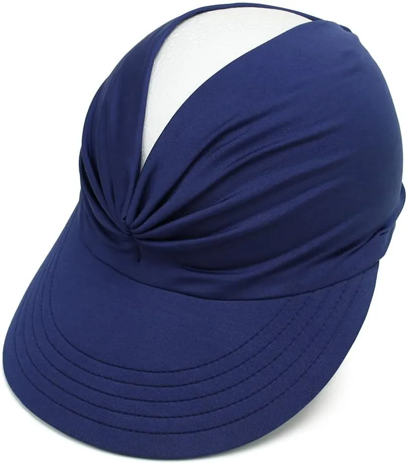 Sun Hat Women Sun Beach Visor Cap UV Protection with Wide Brim for Sports Beach Golf Hiking