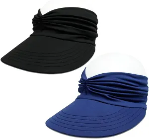 Sun Hat Women Sun Beach Visor Cap UV Protection with Wide Brim for Sports Beach Golf Hiking