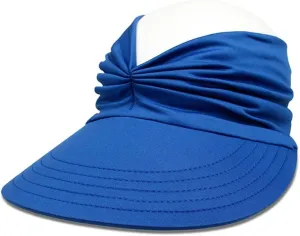 Sun Hat Women Sun Beach Visor Cap UV Protection with Wide Brim for Sports Beach Golf Hiking