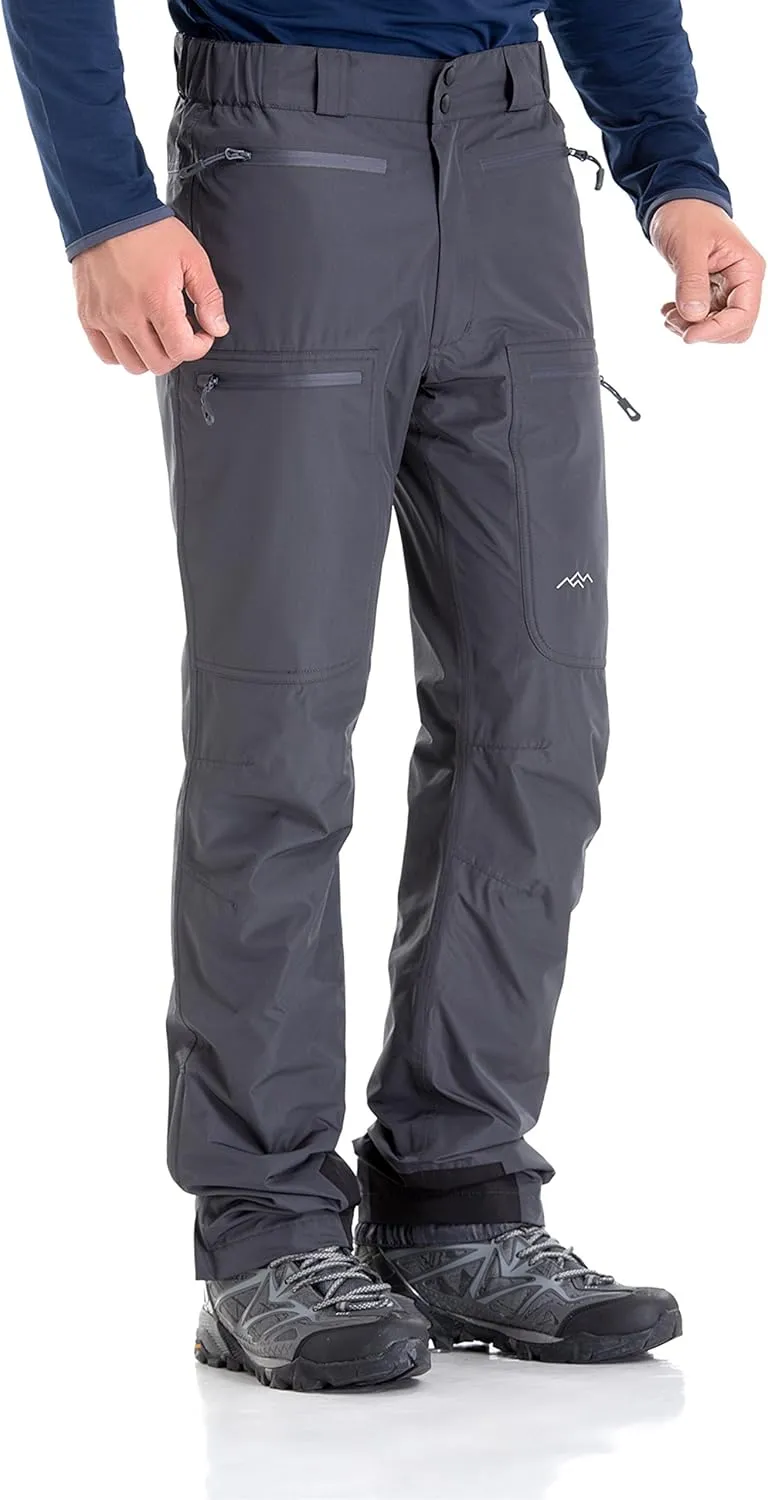 TRAILSIDE SUPPLY CO. Mens-Ski-Snow-Snowboard-Pants, Wind/Waterproof, Insulated